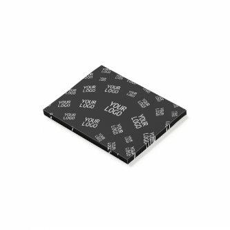 Your Design, Photo or Business Logo Randomly Tiled Post-it Notes