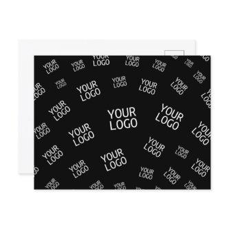 Your Design, Photo or Business Logo Randomly Tiled Postcard