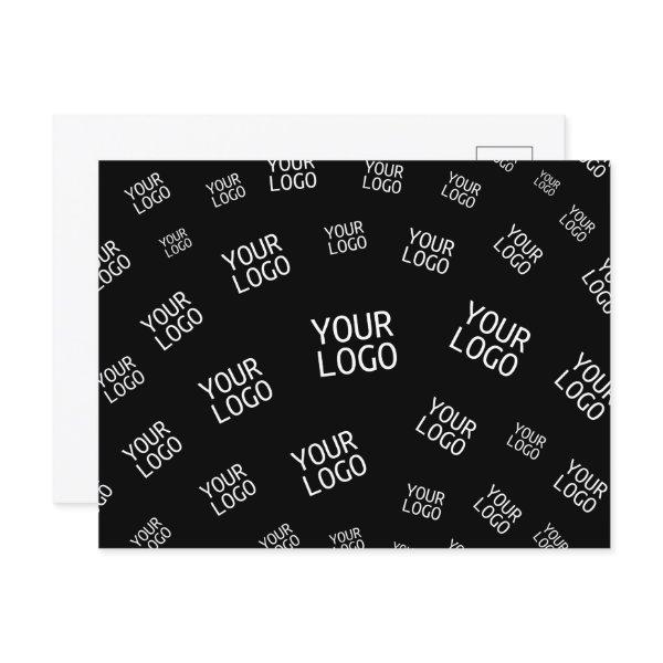 Your Design, Photo or Business Logo Randomly Tiled Postcard