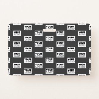 Your Image Design or Business Logo Tiled | Grey Badge
