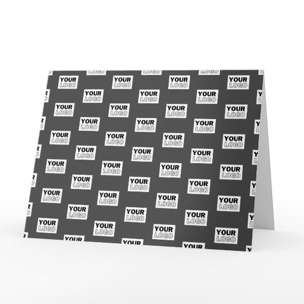 Your Image Design or Business Logo Tiled | Grey Card