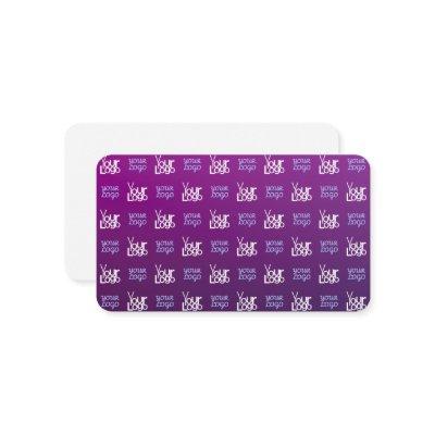 Your Logo | 2 Uploaded Images or Business Logos  Enclosure Card