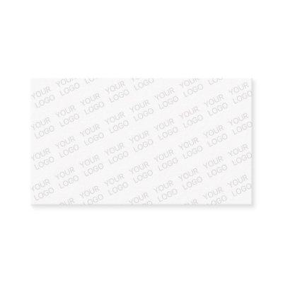 Your Logo Automatically Lightened & Repeating Enclosure Card