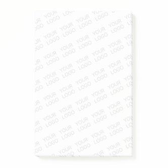 Your Logo Automatically Lightened & Repeating Post-it Notes