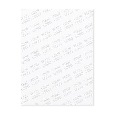 Your Logo Automatically Lightened & Repeating Postcard