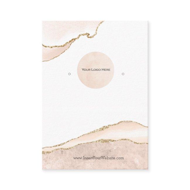 Your Logo Blush & Gold Vertical Large