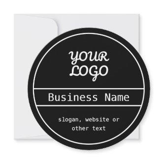 Your Logo & Business Name Unique Editable Design