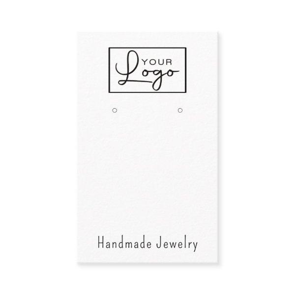 Your Logo Earring Display Social Media QR Code Bus