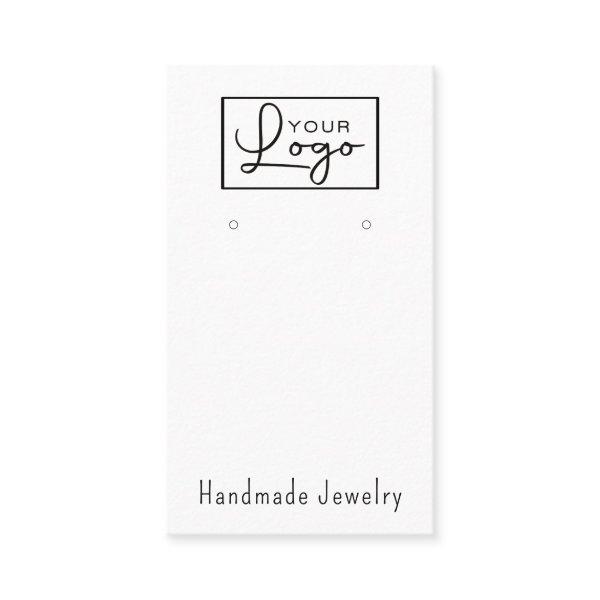 Your Logo Earring Display Social Media QR Code Bus
