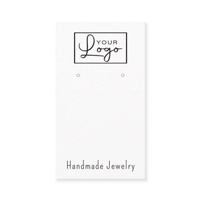 Your Logo Earring Display Social Media QR Code Bus