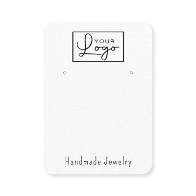 Your Logo Earring Display Social Media QR Code