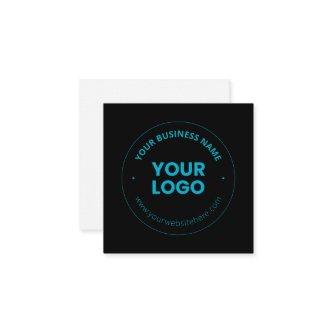 Your Logo | Editable Business Name & Website Enclosure Card