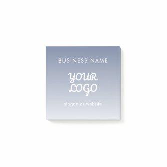 Your Logo Editable Gradient Color Post-it Notes
