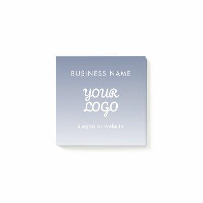 Your Logo Editable Gradient Color Post-it Notes