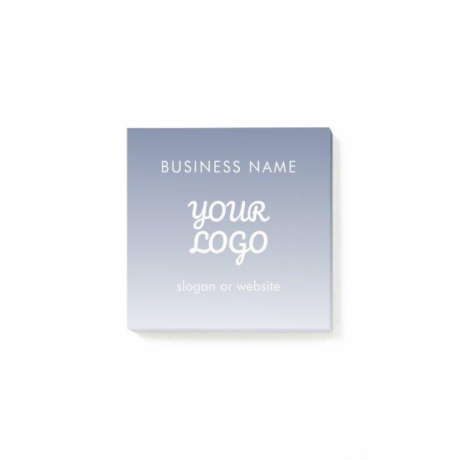 Your Logo Editable Gradient Color Post-it Notes