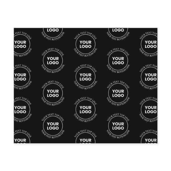 Your Logo & Editable Text | Repeating Pattern