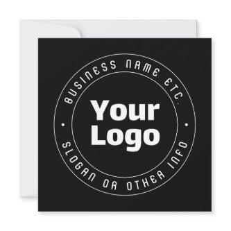 Your Logo & Editable Text Template | Black & White