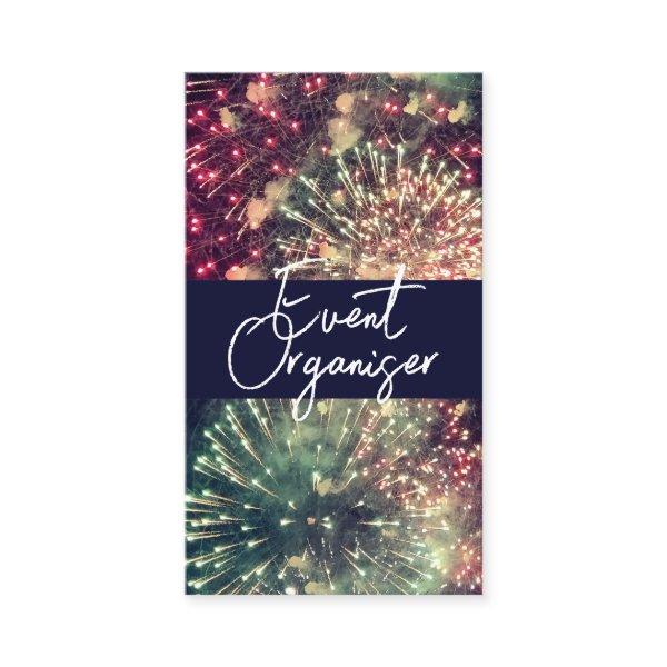 Your Logo Here Modern Custom QR Code Fireworks