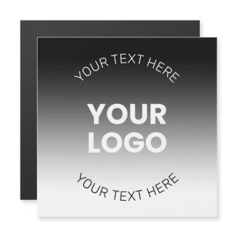 Your Logo | Modern Editable Black & White Gradient Magnetic Invitation