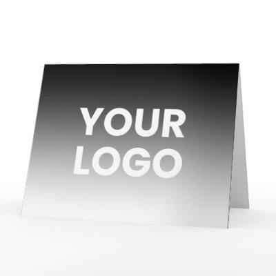 Your Logo & Modern Editable Color Gradient Card