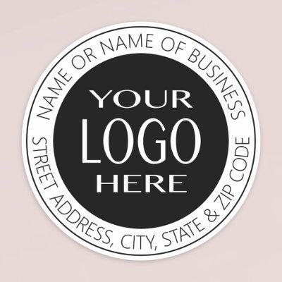 YOUR LOGO | Modern Return Address or Product Label