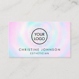 your logo on delicate pastel colors