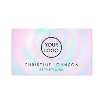 your logo on delicate pastel colors