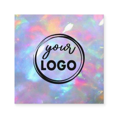 your logo on gemstone opal photo square