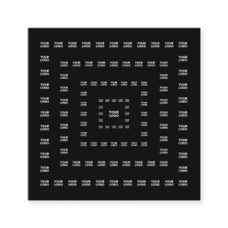 Your Logo or Any Design/Image | Square Pattern  Square