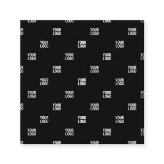 Your Logo or Any Image | Diagonal Stripes  Enclosure Card