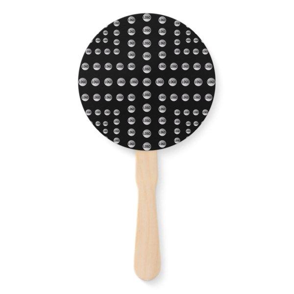 Your Logo or Any Image | Unique Modern Pattern  Hand Fan