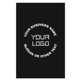 Your Logo or Image & Editable Text | Black & White