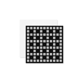 Your Logo or Image Unique Repeating Pattern Enclosure Card