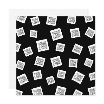 Your Logo, Photo or other Image | Random Placement Note Card