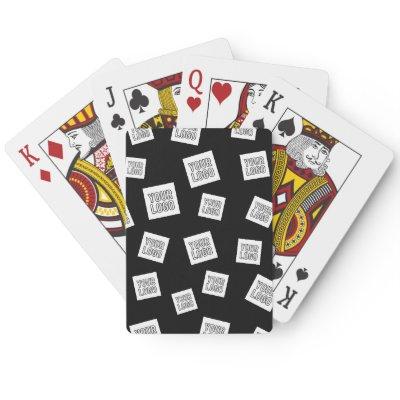 Your Logo, Photo or other Image | Random Placement Poker Cards