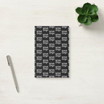 Your Logo | Simple Repeating Logo Pattern  Post-it Notes