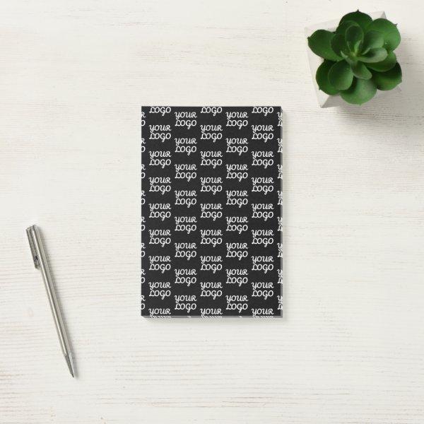 Your Logo | Simple Repeating Logo Pattern  Post-it Notes