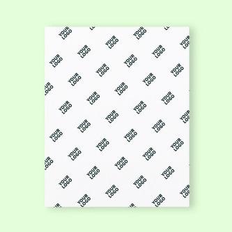 Your Logo Simple Repeating Logo | White