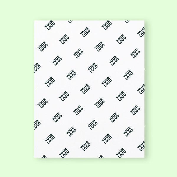 Your Logo Simple Repeating Logo | White