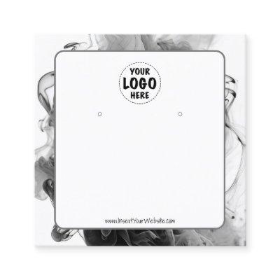 Your Logo Smokey Gothic Earring Display Card