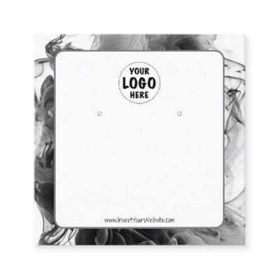Your Logo Smokey Gothic Earring Display Card
