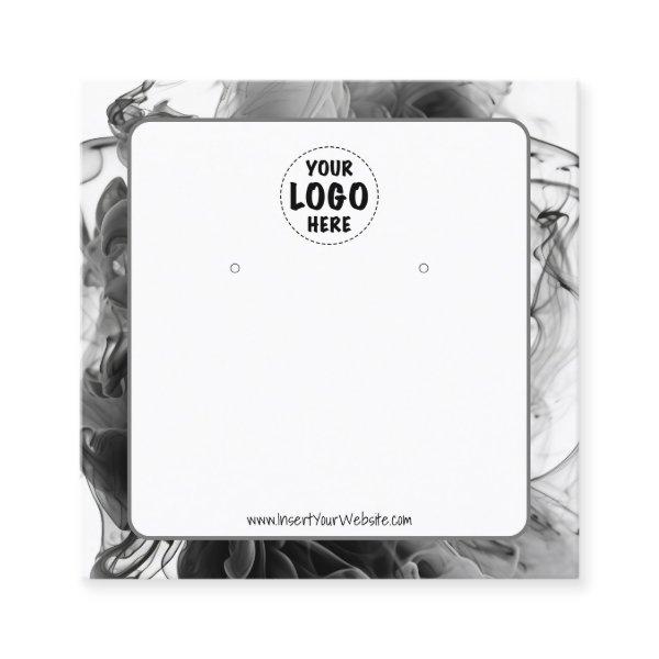 Your Logo Smokey Gothic Earring Display Card