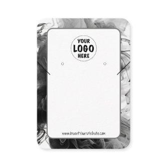 Your Logo Smokey Gothic Earring Display Card XL