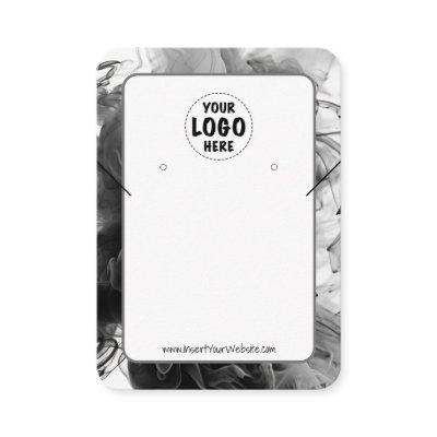 Your Logo Smokey Gothic Earring Display Card XL
