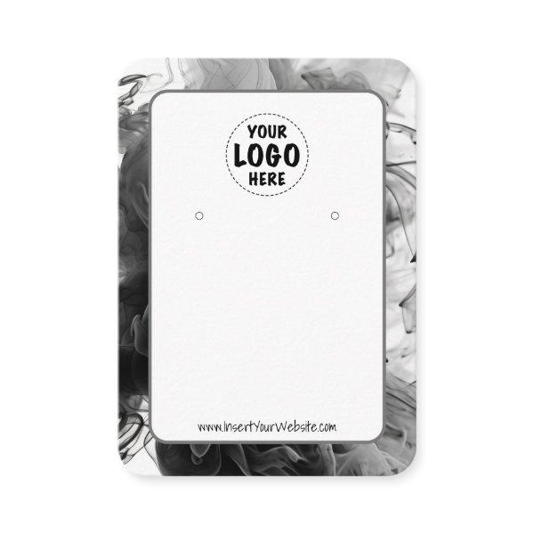 Your Logo Smokey Gothic Earring Display Card XL