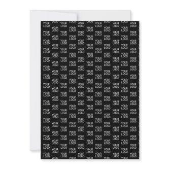 Your Logo | Stylish Half Step Pattern Invitation