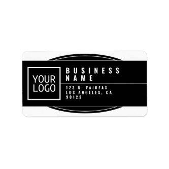 Your Logo Stylized Geometric Return Address Label