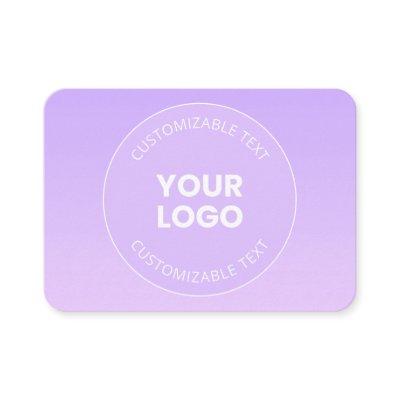 Your Logo | Subtle Lavender Ombre Gradient