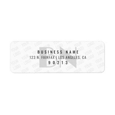 Your Logo Tiled & Automatically Lightened Label