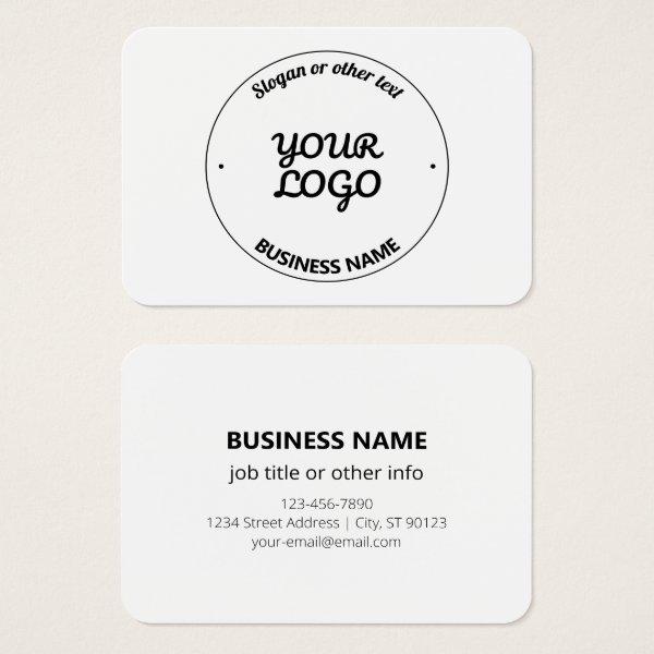 Your Logo with Editable Slogan & Business Name
